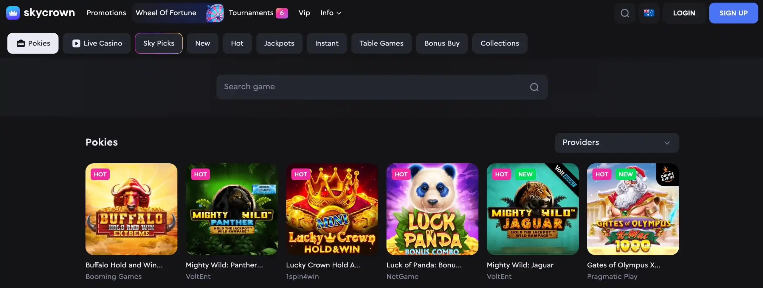 sky crown online
