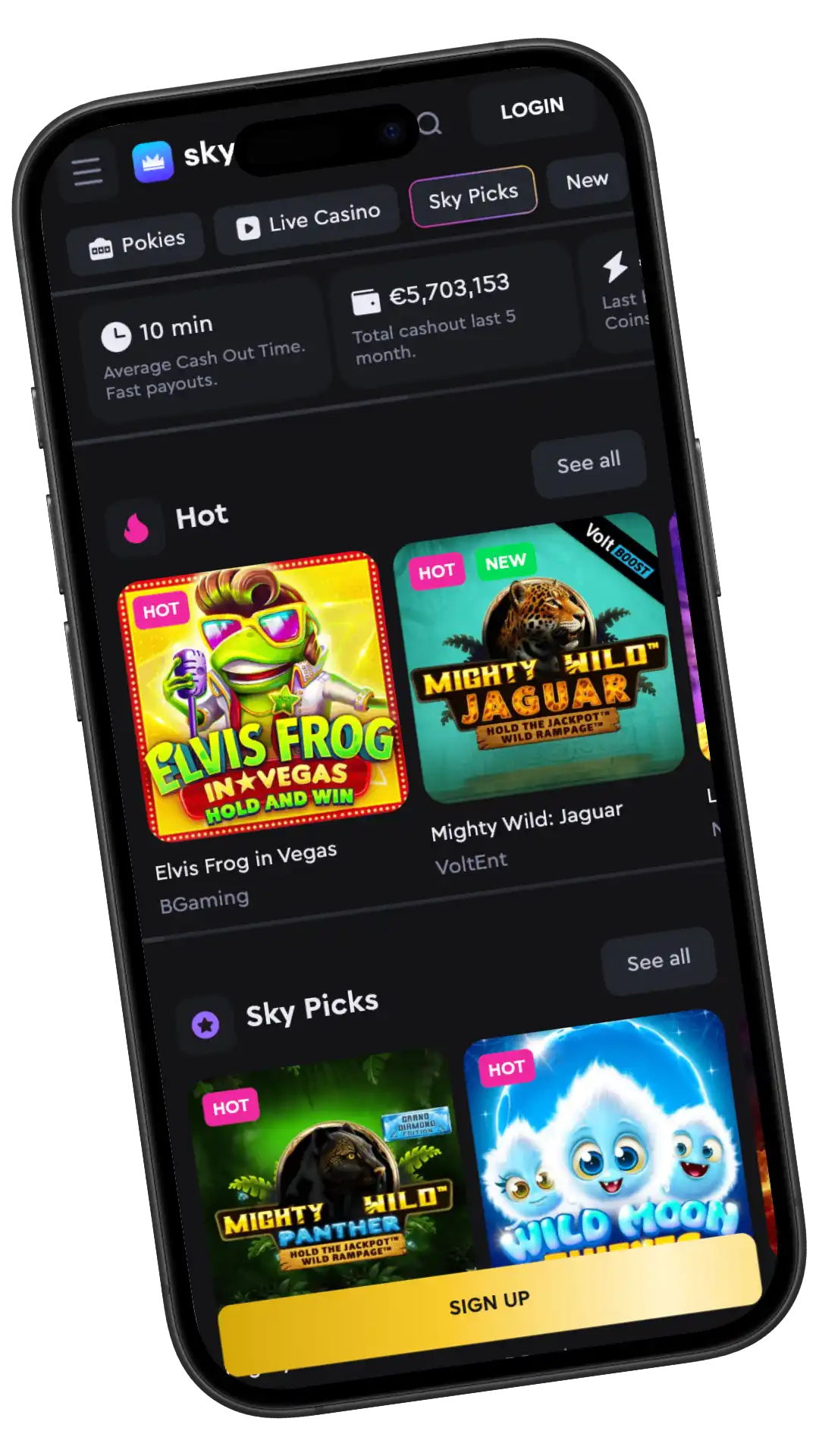 skycrown casino app download